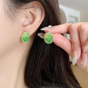 925 Silver Gleam Mold Earrings
