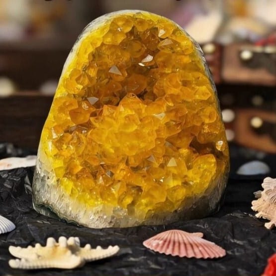 Citrine Wealth Geode