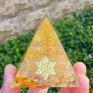 Orgone Citrine Pyramid