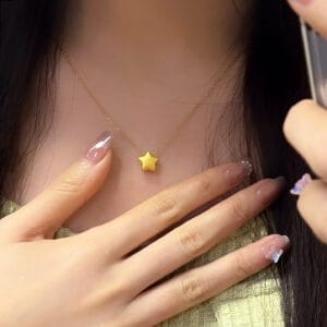 Lucky Star sparkling necklace