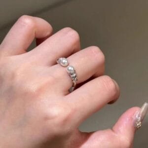 925 Sterling Silver Luna Twins Ring