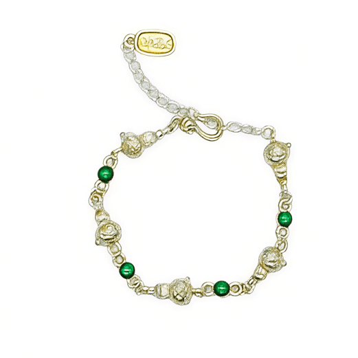 Green Harmony Bead Bracelet