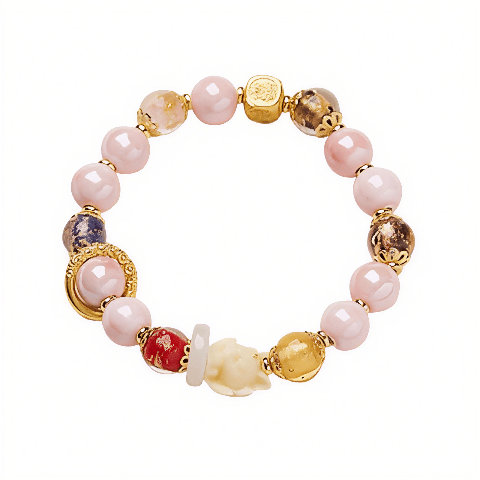Oriental Charm Beaded Bracelet