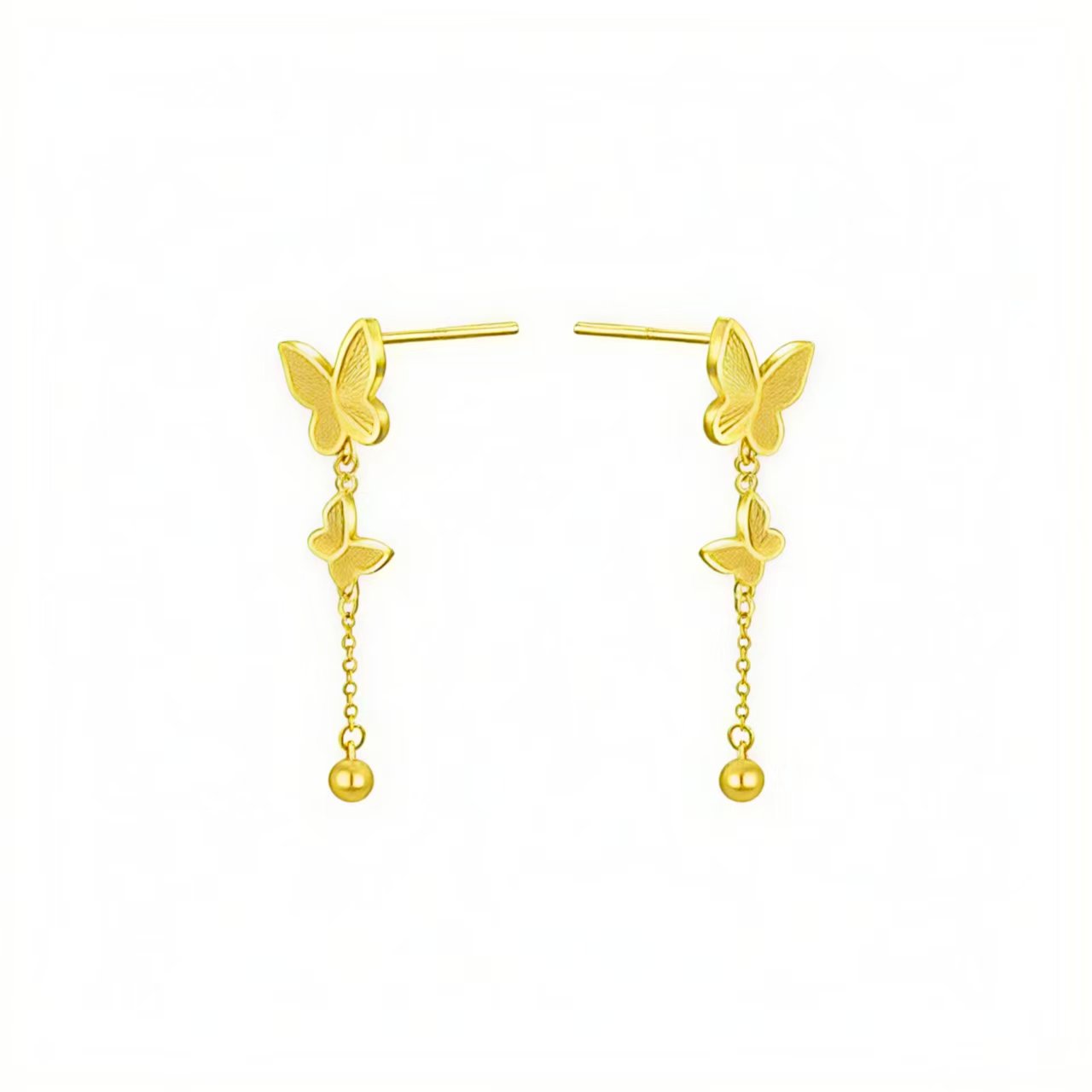 Elegant Butterfly Dangle Earrings